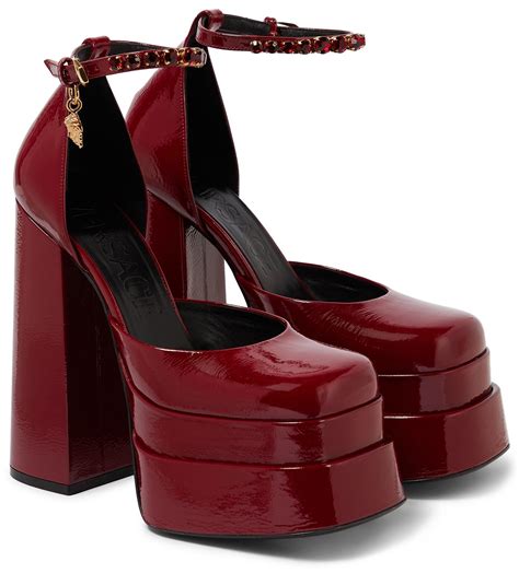 versace medusa band platform reploca|versace double platform pumps medusa.